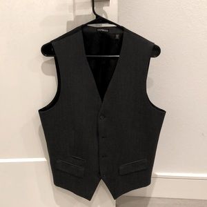 Men’s Express Vest Small Charcoal